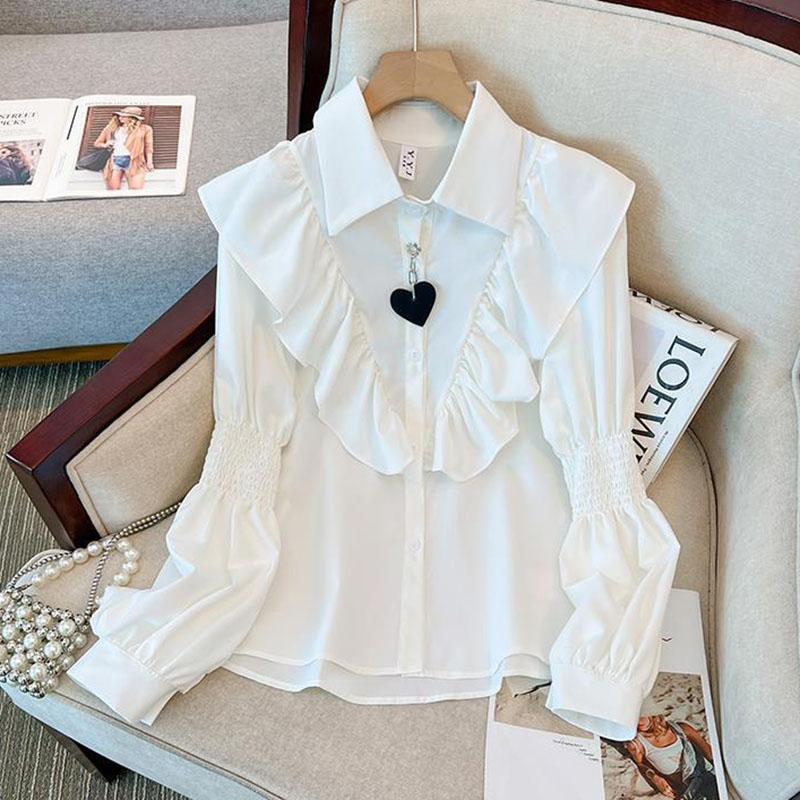 French Style Ruffle Puff Sleev - Men'S Fashion Korea 리뷰 및 가격