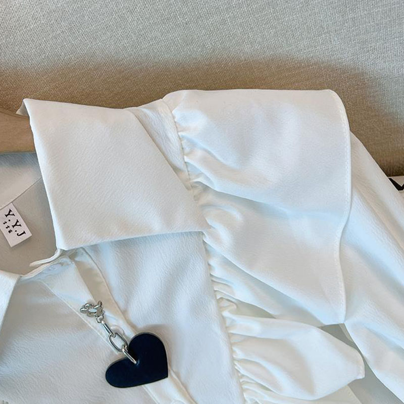 French Style Ruffle Puff Sleev - Men'S Fashion Korea 리뷰 및 가격