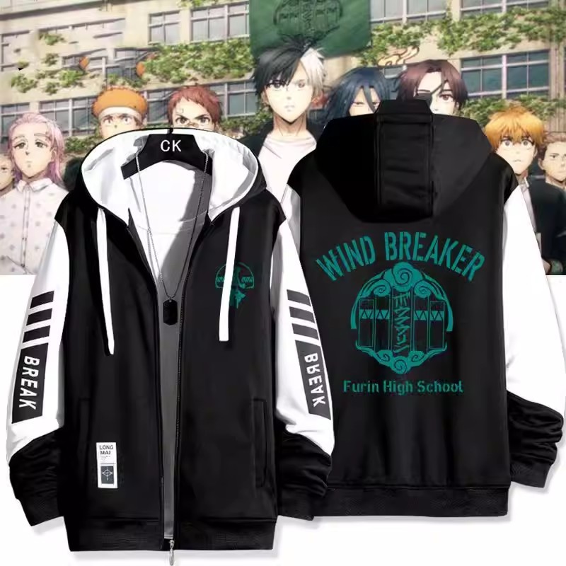 WIND BREAKER Series Hoodies fo - Windbreaker Men Zip 리뷰 및 가격