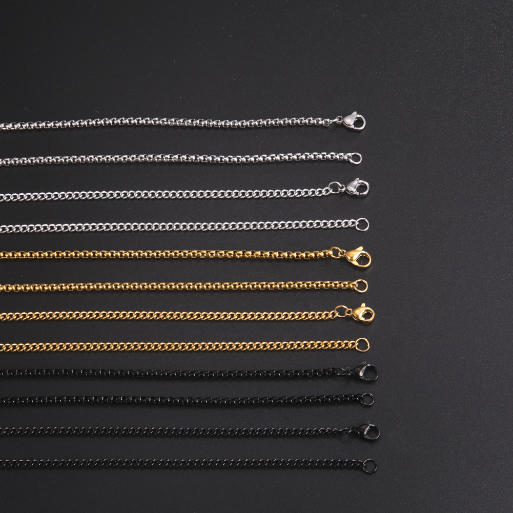 Skyrim 60CM Box Link Chain Nec - Men'S Fashion Gold Chain 리뷰 및 가격